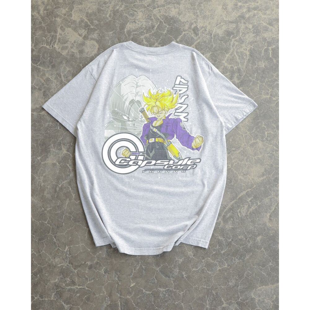 Vintage 1990s DBZ Capsule Corp Trunks Ghost Sword Anime Tee